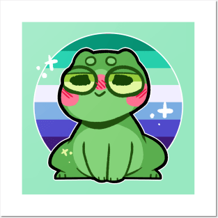 pride frog- MLM Variant Posters and Art